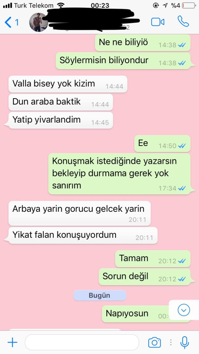 Konuşmaları okurmusunuz? Noluyo?