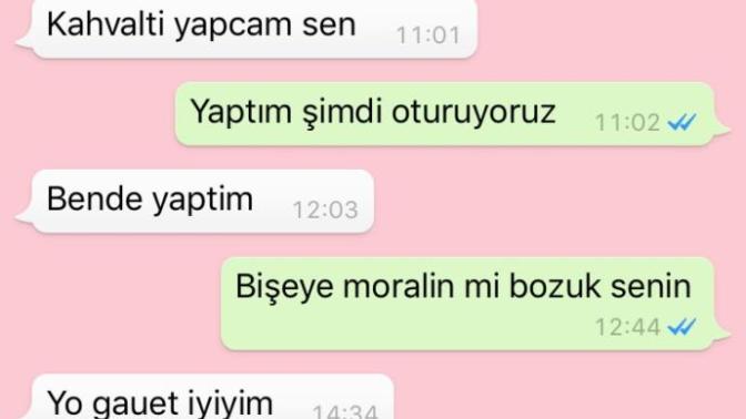 Konuşmaları okurmusunuz? Noluyo?