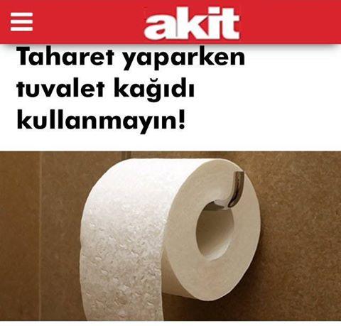 Tuvalet kağıdına alternatif arıyoruz ?