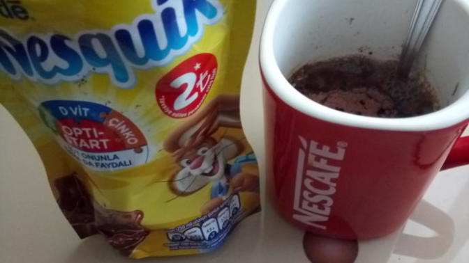 Nesquik'li kahvenin tadı nasıl olur, merak ediyor musunuz?