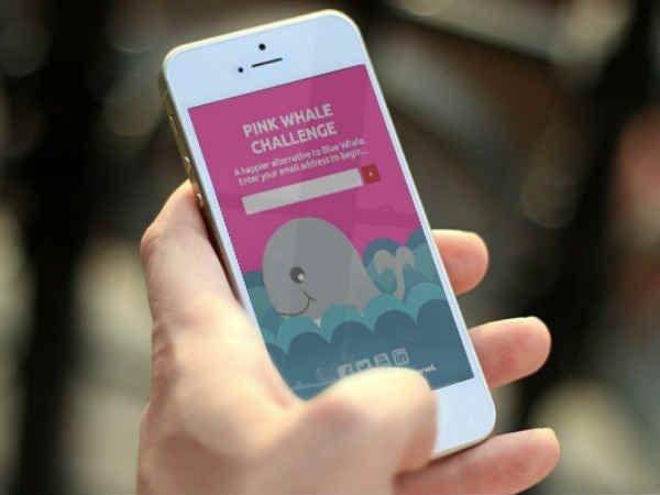 Pink whale challenge