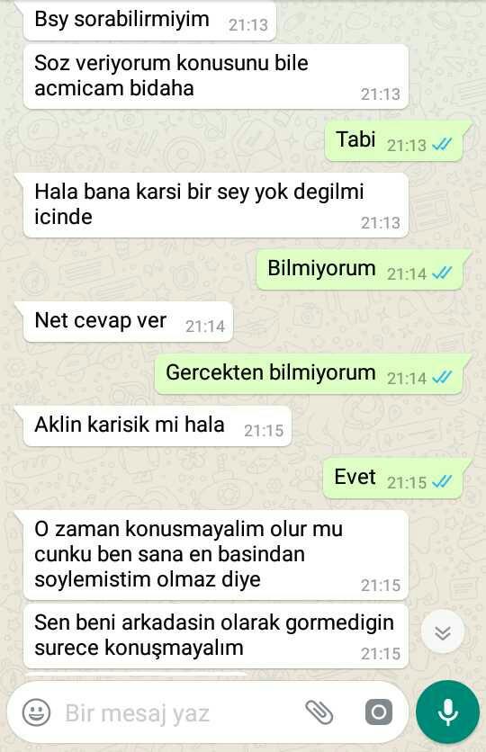 sizce onu tamamen kaybettim mi??