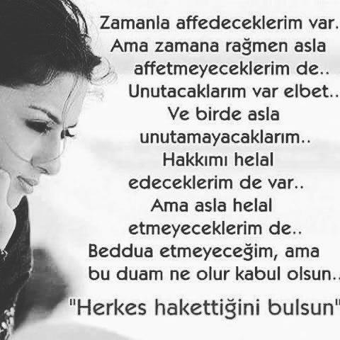Asla affetmeyeceğiniz şeyler var mı?