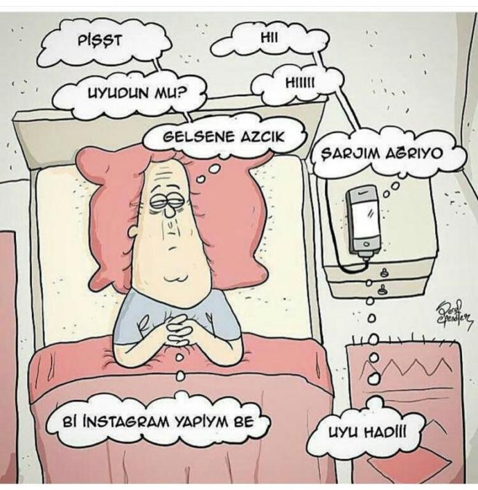 Yatağa telefonla girer misiniz ☺ ?