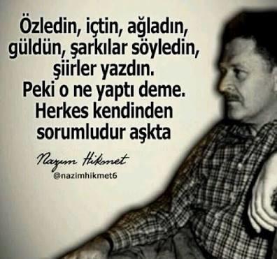 Nazım Hikmet'in en sevdiğiniz şiiri hangisi?