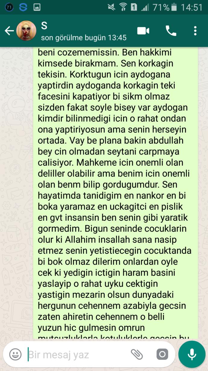 Eski sevgilimi savciliga verdim?