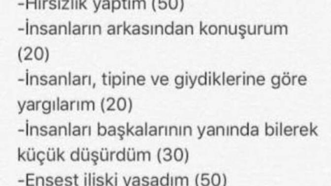 Ne Kadar Kötüsün Testi?