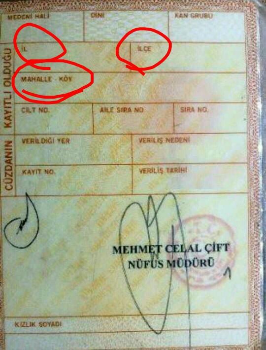 Nüfusa kayıtlı olunan yer nasıl değiştirilir??