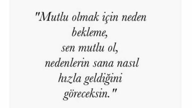Mutlu olmak için neden arar misiniz?