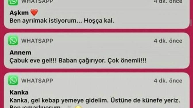 Aynı anda bu 3 mesaj gelse önce hangisine cevap verirdiniz?