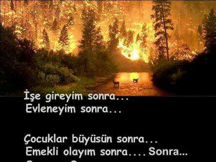 Bu kadar kolay ölünen bir dünyada hiçbirşeyi ertelemeyin! Peki ya siz ???