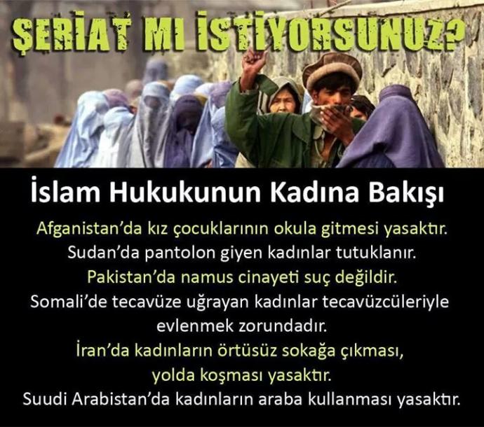 Şeriat hükümleri uygulansınmı diye bir referandum yapılsa evet'mi verirsiniz hayır'mı ?