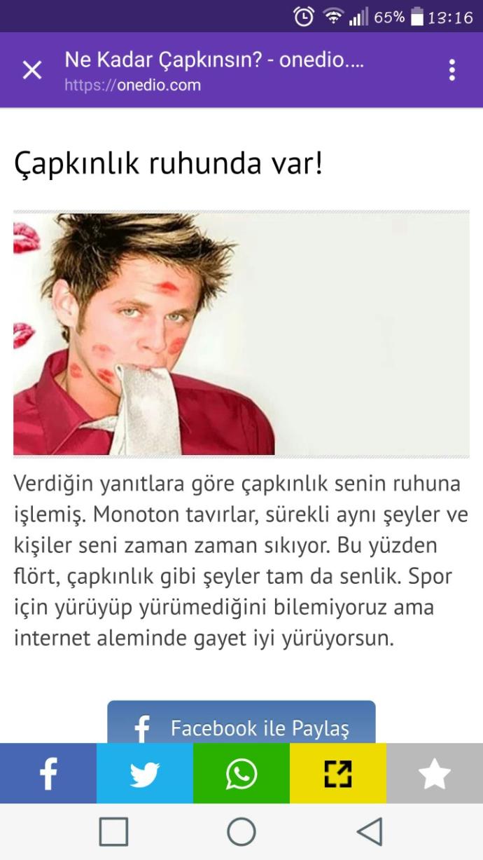 Ne Kadar Çapkınsın?