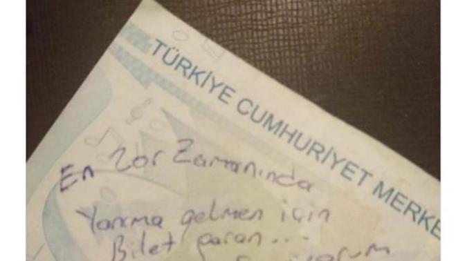 Kâğıt paraların üzerine hiç yazı yazdınız mı?