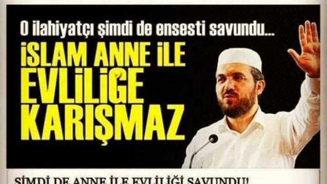 İslamcılar çıldırdı. "İslâm Anne ile evliliğe karışmaz." Habere bakar mısınız (resimli) ?