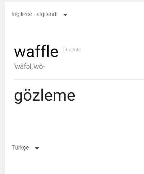 TDK waffle sözcüğüne Türkçe karşılık arıyor, siz olsaydınız ne isim verirdiniz?