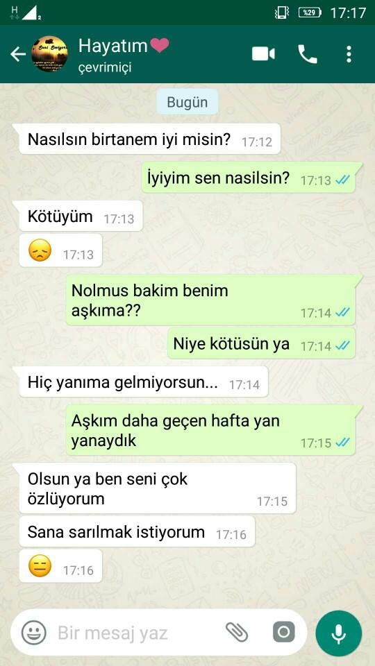 Sevgilime ne yazacam acill!!?