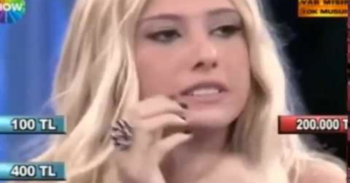 Şeyma Subaşı�nın Var mısın Yok musun yarışmasındaki hali. Ne