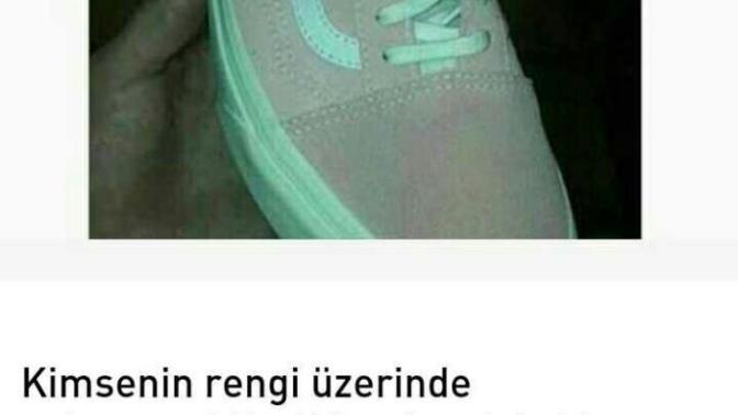 Sizce pembe değil mi?