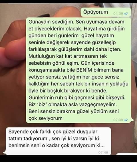 Siz hayatınızda hiç bu kadar duygu yüklü,romantik ve güzel bir günaydın mesajı aldınız mı?