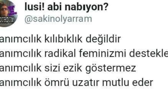Hanımcılık kötü bir şey mi sizce?
