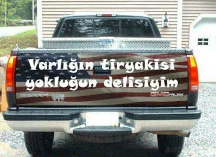Arabanız olsa arkasına yazı yazdırır mısınız??