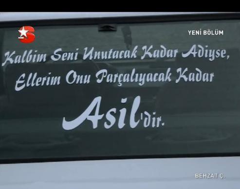 Arabanız olsa arkasına yazı yazdırır mısınız?