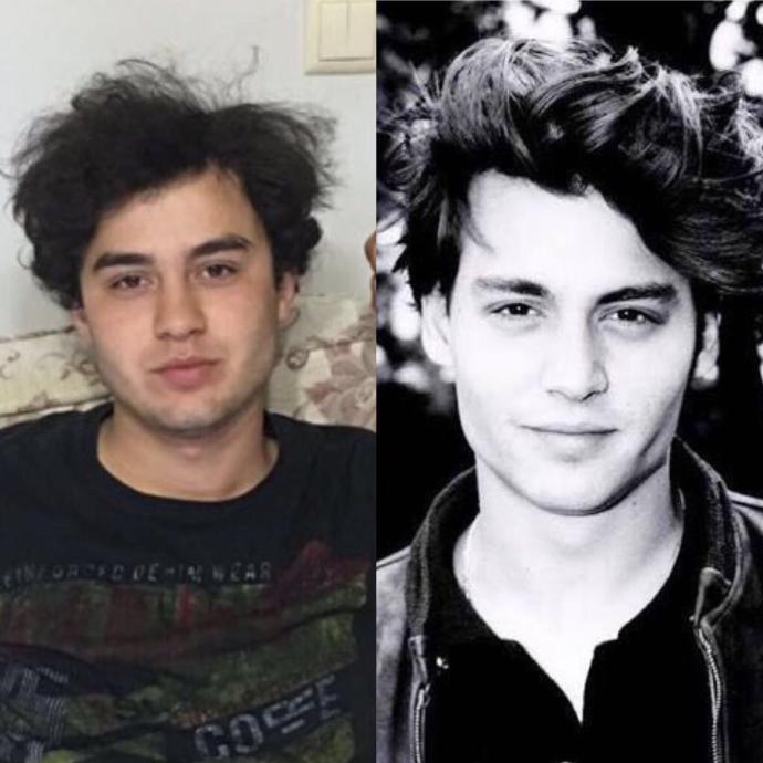 Johnny Depp ile aramızdaki benzerlik?