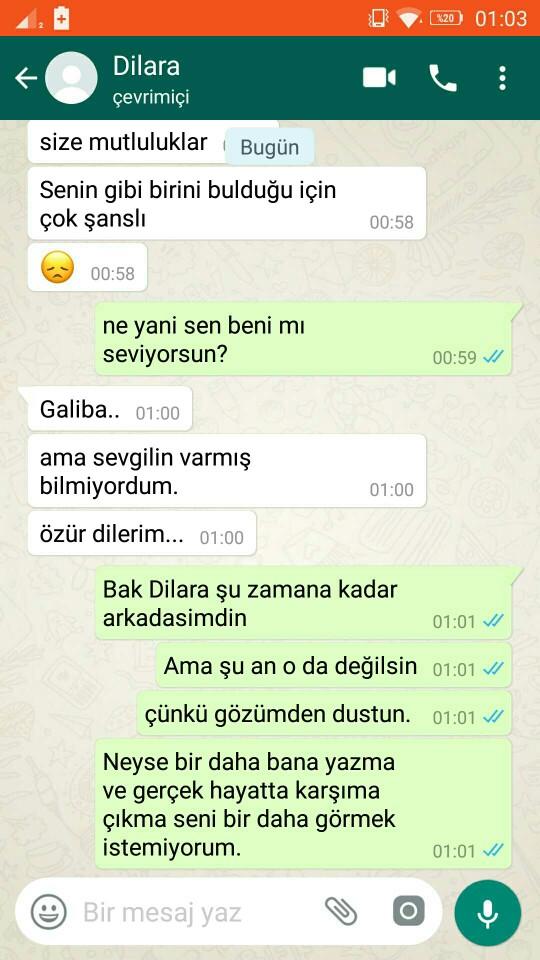 Kız bana teklif etti, çok mu sert oldu??