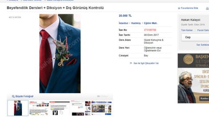 Beyler, beyefendilik dersi almak ister misiniz? Hanımlar, eşinizin beyefendilik dersi almış olduğunu öğrenseniz ne düşünürdünüz?