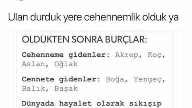 Burçlara göre öldükten nereye gideceğiz sizce?