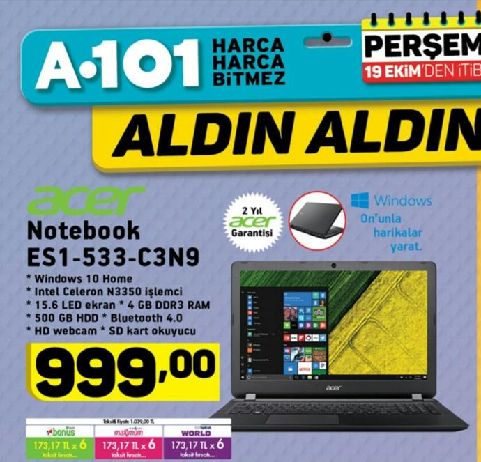 UYGUN fiyatlı laptop öneri?