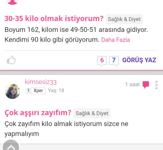 30-35 kilo olmak istiyorum?