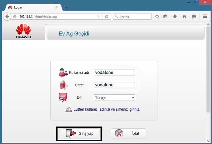 Vodafone modem şifresi nasıl değiştirilir? Modem şifremi nasıl yenilerim?