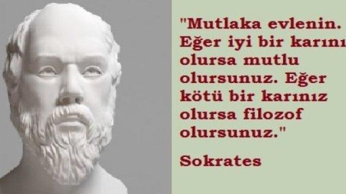 Evlilik hakkında Sokrates gibi düşünenler?