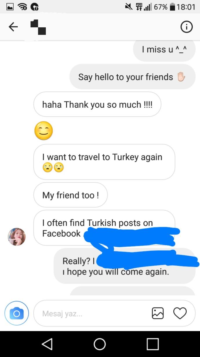 Yabancı arkadaşlarınız var mı?