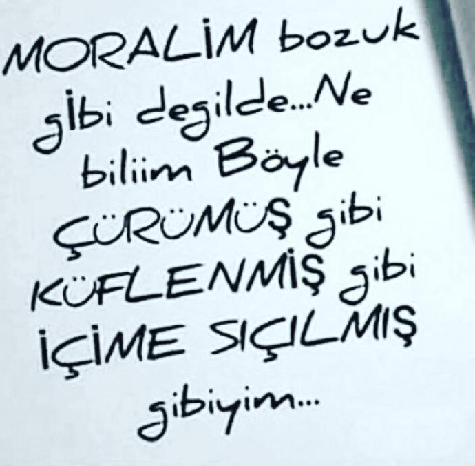 Halet-i Ruhiyenizi anlatan bir duvar yazisi var mi?