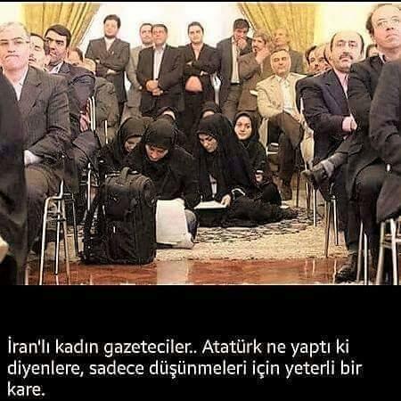 Kadınların bir kez daha Atatürk'e teşekkür etmelerini gerektiren fotoğraf. Ne düşünüyorsunuz ?