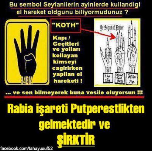 AKPnin yaptigi Rabia sembolunun ne anlama geldigini biliyormuydunuz ?