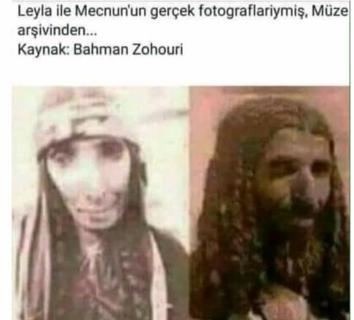 ''Leyla ile Mecnun'' deyip duruyoruz. Peki ya gerçek yüzlerini gördünüz mü?