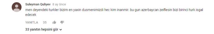 Bu Azeri Türklere küfür mü ediyor?