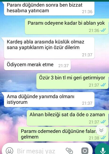 Kız kardeşim benden paramı çalmıştı şimdide evleniyor düğününe gitmelimiyim??