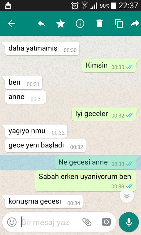 Annem ne zaman beni sık boğaz etmekten vazgeçecekkk :D ?