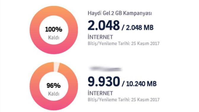 Bir ayda kaç GB internet kullanıyorsunuz. Size yetiyor mu?