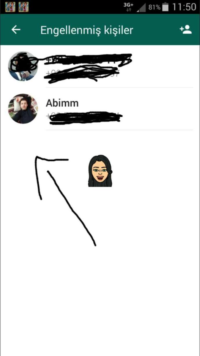 Abimi whatsapp'tan engelledim. Benim gibi aile fertlerini engelleyen var mı??