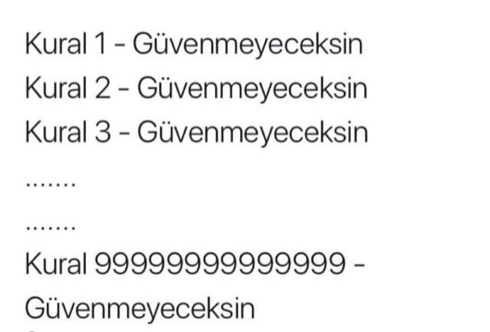 Sizce bu doğru mu? Artık kimseye güvenmemek mi lazım?