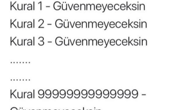 Sizce bu doğru mu? Artık kimseye güvenmemek mi lazım?