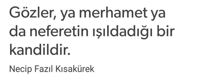 Güne güzel bir söz bırakalım ?