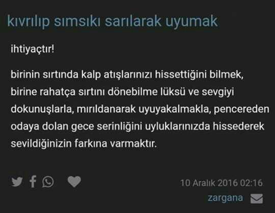 Kıvrılıp sımsıkı sarılıp uyumak nasıl bir duygu uyandırır sende??