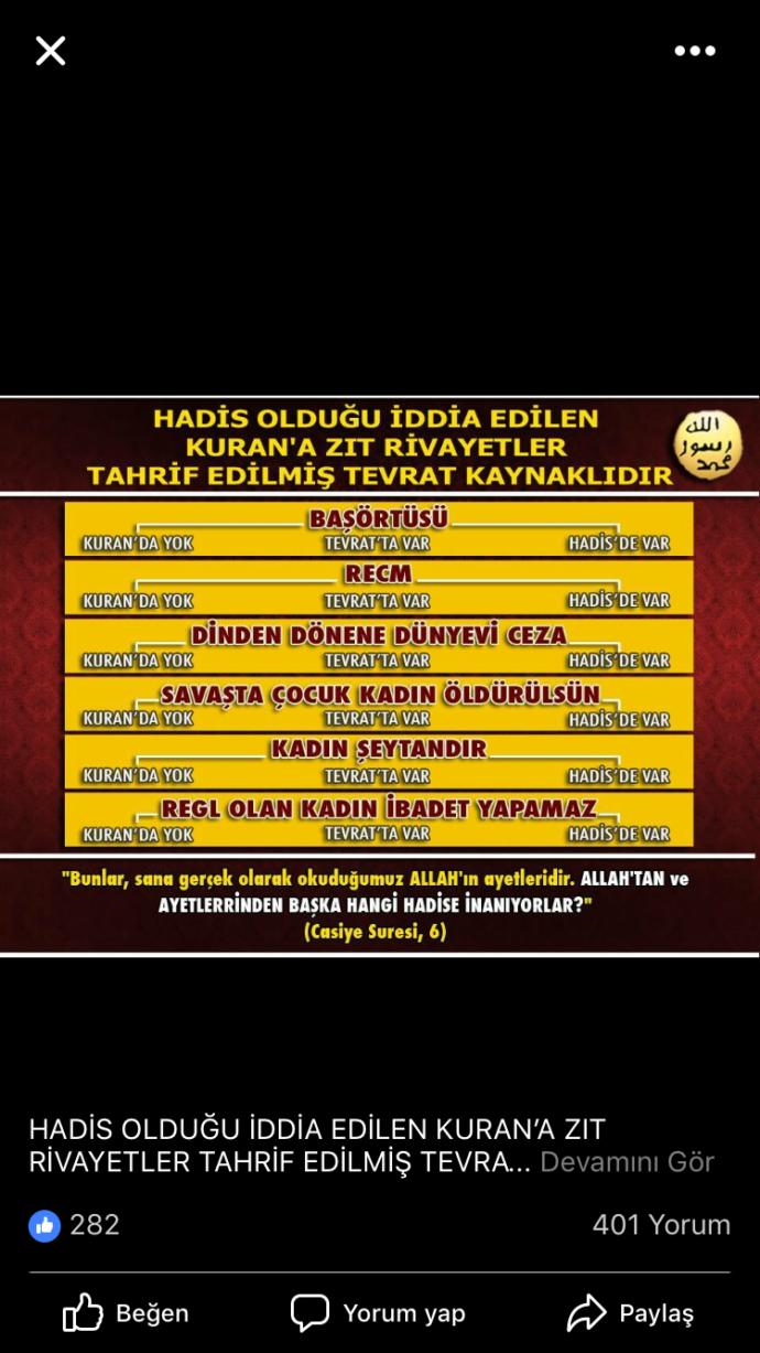 Sadece Kuran yeterli midir? Allah yeter diyor ama inanmayan beri gelsin?